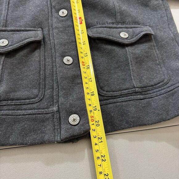 Harley Davidson Charcoal Gray Full Zip Knit Cowl Neck Sweater Jacket‎ Women's M - Picture 11 of 11